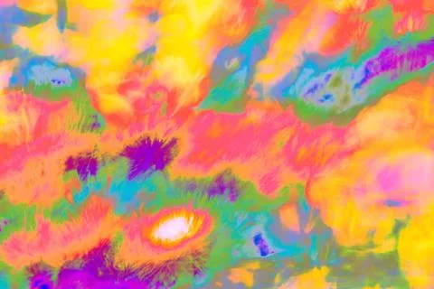 Multicolored abstract psychedelic picture Foto stock