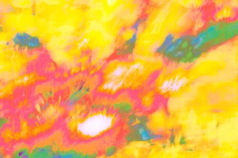 Multicolored abstract psychedelic picture Stock Photos