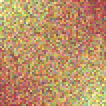 Multicolored abstract square mosaic background Ilustração Stock