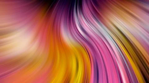 Multicolored abstraction on black background, high quality detailed render Stock Illustration