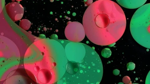 Multicolored acrylic paint. Slow motion. Fantastic surface. Abstract colorful pa Stock-Footage 87354314