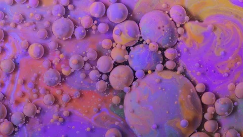 Multicolored acrylic paint. Slow motion. Fantastic surface. Abstract colorful pa 스톡 동영상 88414430