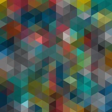 Multicolored angular wattled pattern background Stock Illustration