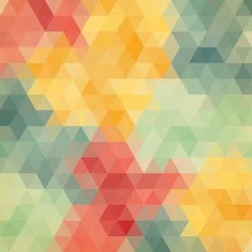Multicolored angular wattled pattern background Stock Illustration