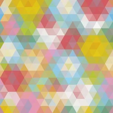 Multicolored angular wattled pattern background Stock Illustration