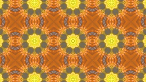 Multicolored animated pattern. abstract kaleidoscope background. 3d render Video stock 101348517