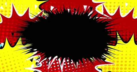 Multicolored Animated Pop Art Background Stock Footage 167528745