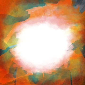 Multicolored artistic frame Ilustración de archivo