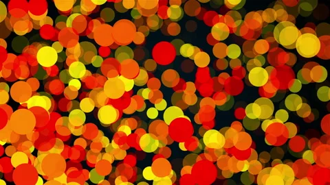 Multicolored background with many of big transparent circles. Computer generated Stock Footage 142893440