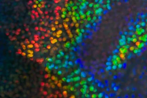 Multicolored background with many lights in blur Stock-Fotos