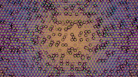 Multicolored background from moving triangles. Seamless loop. Stock Footage 121891762