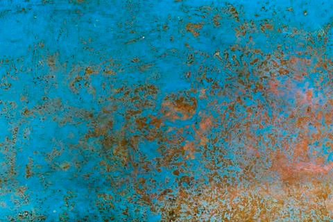 Multicolored background of an old painted metal sheet. 스톡 사진