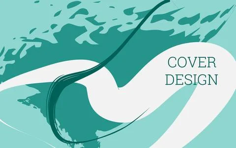 Multicolored background. Paint strokes and geometric elements. Notebook or .. Illustrazione stock