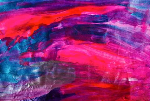 Multicolored background painted with paint. Texture for the background. Stock Illustration