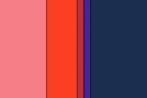 Multicolored background with paper cut effect Stock Illustration