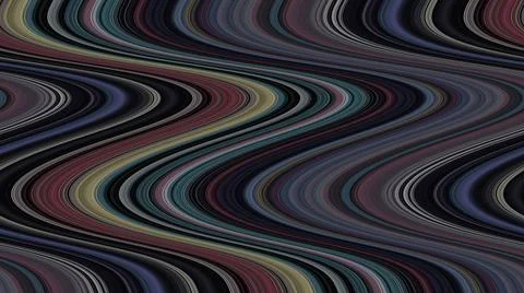 Multicolored Background with Wavy Lines Stock Photos