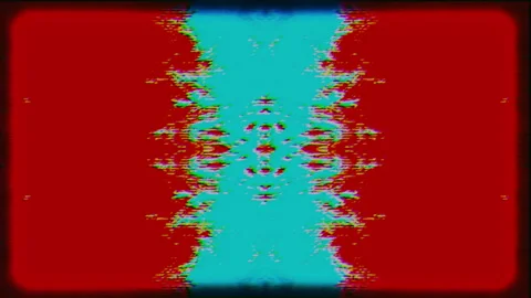 Multicolored bad tv imitation, blinking holographic background. Video stock 151220366