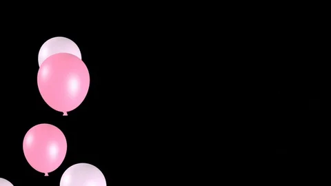 Multicolored balloons floating. Stock Footage 128418586