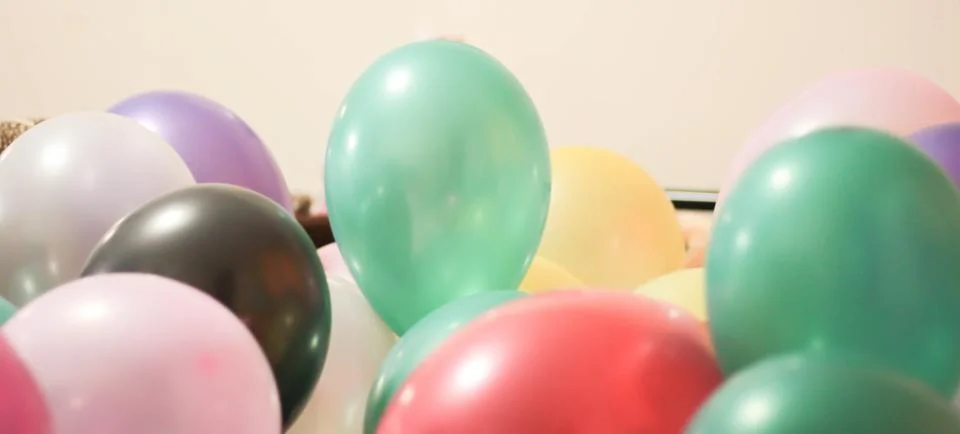 Multicolored balloons Foto stock