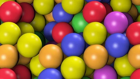 Multicolored balls texture. Uhd 4k background, backdrop texture Stock Footage 107813013