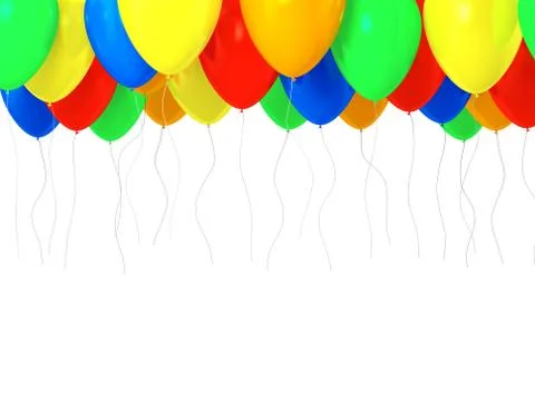 Multicolored baloons Stock Illustration