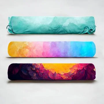 Multicolored banner with a smoothly transitioning gradient color 库存插图
