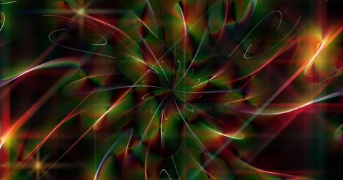 Multicolored beams of light Stock Footage 285498590