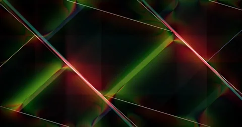 Multicolored beams of light form a moving mosaic Stock Footage 285498502