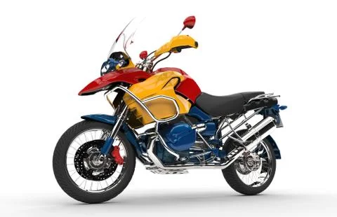 Multicolored Bike Stock Illustration