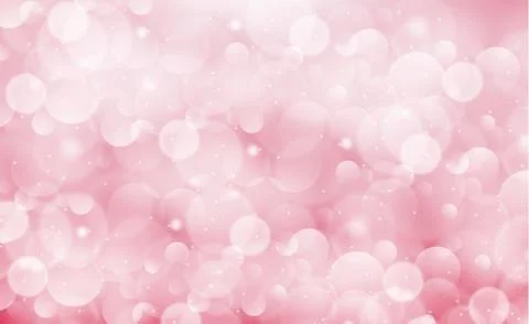 Multicolored blurry bokeh on a red background Stock Illustration