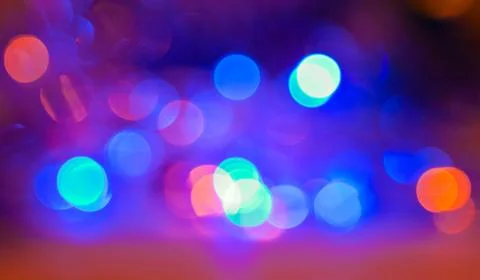 Multicolored bokeh background Foto stock