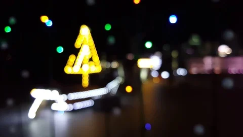 Multicolored bokeh bulb Stock Footage 107378617