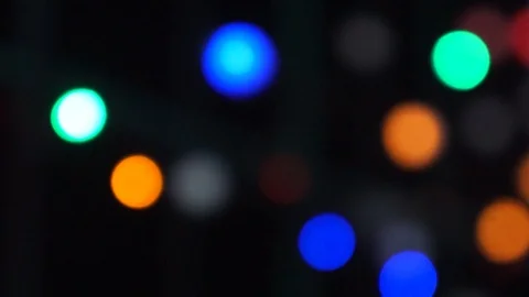 Multicolored bokeh bulb Stock Footage 107379189