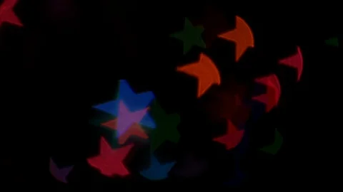 Multicolored bokeh lights Stock Footage 129585233