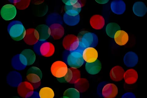 Multicolored bokeh Stock Photos