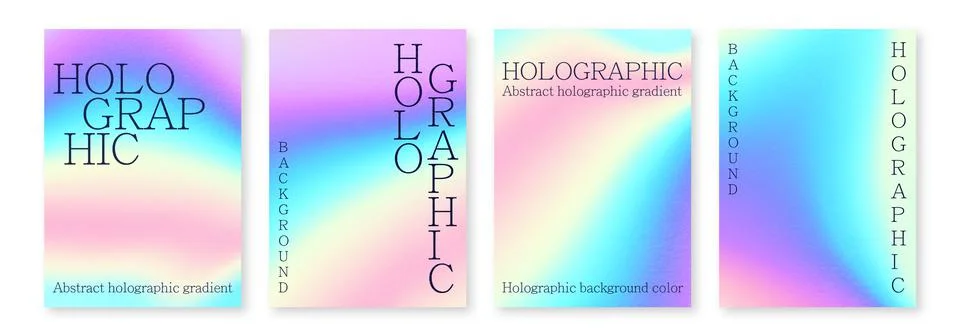 Multicolored bright background with iridescent tints of color Holographic Stock Illustration