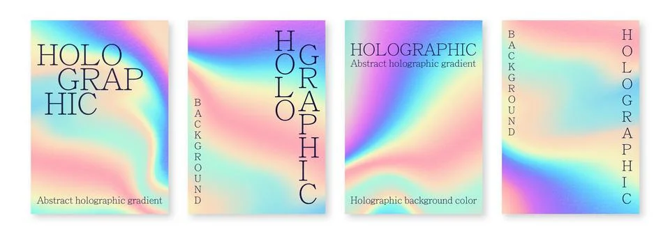 Multicolored bright background with iridescent tints of color Holographic Stock Illustration