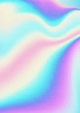 Multicolored bright background with iridescent tints of color. Holographic Stock Illustration