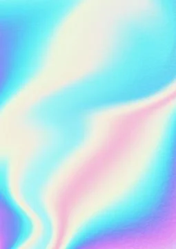 Multicolored bright background with iridescent tints of color. Holographic Stock Illustration