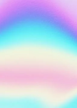 Multicolored bright background with iridescent tints of color. Holographic Stock Illustration