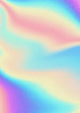 Multicolored bright background with iridescent tints of color. Holographic Stock Illustration