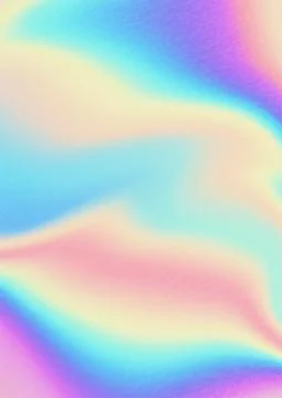 Multicolored bright background with iridescent tints of color. Holographic Stock Illustration