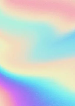 Multicolored bright background with iridescent tints of color. Holographic Stock Illustration