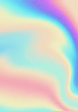 Multicolored bright background with iridescent tints of color. Holographic Stock Illustration