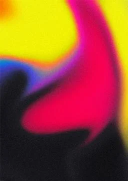 Multicolored bright background with iridescent tints of color. Holographic ef Stock Photos
