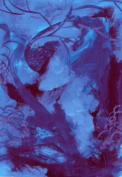 Multicolored bright background wallpaper strokes of watercolor and acrylic paint Stock Illustration