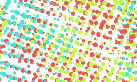 Multicolored bright dotted seamless vector pattern Stock Illustration