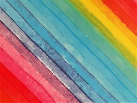 Multicolored bright stripes Stock Illustration