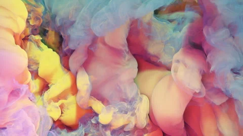 Multicolored bright thick smoke 60fps Stock Footage 276317520