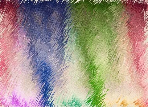 Multicolored brush strokes as abstract background.Digitally generated image. Stock Photos